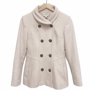 REISS | Women’s Neutral Wool + Cashmere Coat / sz S